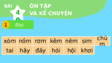 Giáo án Powerpoint Bài 40: Ôn tập Tiếng việt lớp 1 Kết nối tri thức