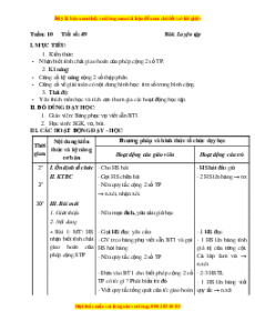 Giáo án Bài 49 Toán lớp 5: Luyện tập (Trang 50)