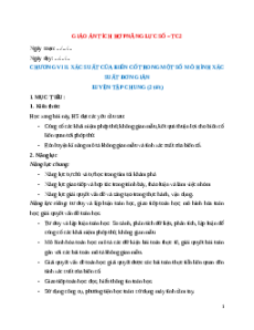 Giáo án Luyện tập chung trang 64 Toán 9 Kết nối tri thức (năng lực số)