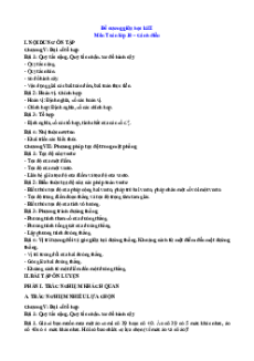 Đề cương Toán 10 Giữa kì 2 Cánh diều (có lời giải)