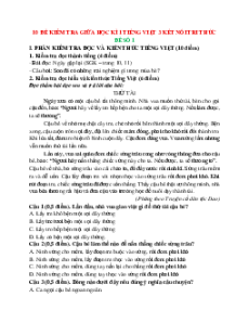 Bộ đề thi giữa kì 1 Tiếng Việt lớp 3 Kết nối tri thức có đáp án