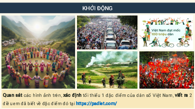 Giáo án Powerpoint Bài 6: Dân số, lao động và việc làm Địa lí 12 Cánh diều