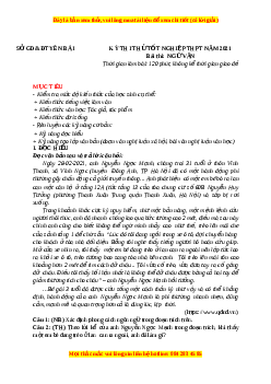 Đề thi thử Ngữ Văn Sở Yên Bái lần 1 năm 2021