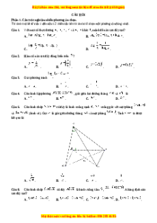 Đề thi Toán 11 Cuối kì 2 Chân trời sáng tạo cấu trúc mới (Đề 6)