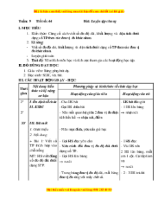 Giáo án Bài 44 Toán lớp 5: Luyện tập chung (Trang 47)