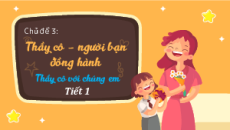 Bài giảng Powerpoint Chủ đề 3: Thầy cô – người bạn đồng hành