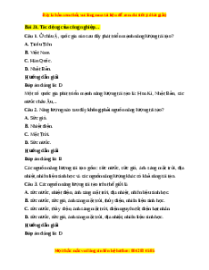 Trắc nghiệm Bài 31 Địa Lí 10 Kết nối tri thức: Tác động của công nghiệp đối với môi trường, phát triển năng lượng tái tạo, định hướng phát triển công nghiệp trong tương lai