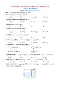 Trắc nghiệm Toán 8 Đúng-Sai, Trả lời ngắn Chân trời sáng tạo (form 2025)