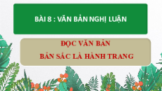 Giáo án Powerpoint Bài 8: Văn bản nghị luận Ngữ văn 10 Cánh diều