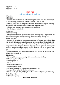 Giáo án Bài 7: Thơ Cánh diều