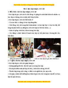 Lý thuyết GDCD 7 Kết nối tri thức Bài 3: Học tập tự giác, tích cực