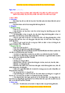 Giáo án Bài 11 Địa lí 10 Chân trời sáng tạo (2024): Thực hành đọc bản đồ các đới và kiểu khí hậu trên trái đất, phân tích biểu đồ một số kiểu khí hậu