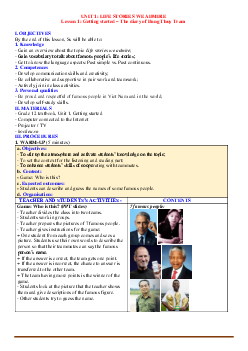 Giáo án Tiếng Anh 12 Global success (năm 2025) | Giáo án Tiếng Anh 12 Global success mới chuẩn nhất