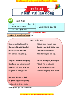 Bài tập cuối tuần Tiếng Việt 4 Tuần 24 Cánh diều (có lời giải)