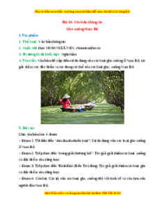 Tác giả - tác phẩm Bài 6: Văn bản thông tin Ngữ văn 7 Cánh diều