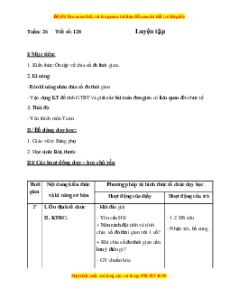 Giáo án Bài 128 Toán lớp 5: Luyện tập (Trang 137)