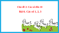 Giáo án Powerpoint Các số 1, 2, 3 Toán lớp 1 Chân trời sáng tạo