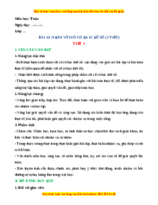 Giáo án Nhân với số có hai chữ số Toán 4 Kết nối tri thức