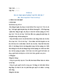 Giáo án Bài 29: Phim hoạt hình Chú ốc sên bay Tiếng Việt lớp 5 Kết nối tri thức