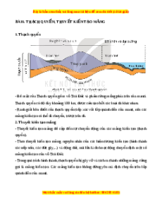 Lý thuyết Bài 6 Địa lý 10 Chân trời sáng tạo: Thạch quyển, thuyết kiến tạo mảng