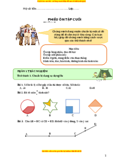 Bài tập cuối tuần Toán lớp 3 Tuần 7 Kết nối tri thức (Phiên bản 2)