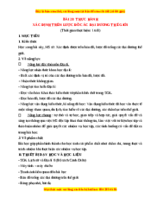 Giáo án Bài 20 Địa lí 6 Cánh diều (2024): Thực hành Xác định trên lược đồ các đại dương thế giới