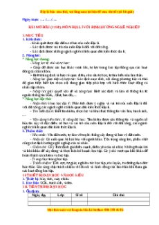Giáo án Bài mở đầu Địa lí 10 Chân trời sáng tạo (2024): Môn Địa lí với định hướng nghề nghiệp