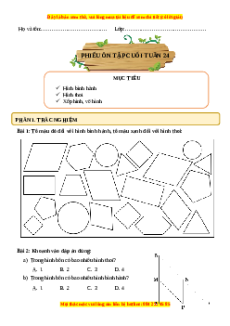 Bài tập cuối tuần Toán 4 Tuần 24 Chân trời sáng tạo (có lời giải)