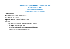 Bộ 5 đề thi Giữa kì 2 Công nghệ 9 Kết nối tri thức Lắp đặt mạng điện trong nhà