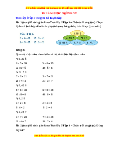 Giải Sgk Toán lớp 3 Bài 53: Em làm được những gì? (Chân trời sáng tạo)
