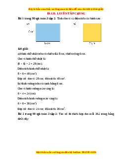Giải Sgk Toán lớp 3 Bài 38: Luyện tập chung (Cánh diều)
