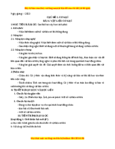 Giáo án Bài 6 Công nghệ 8 Cánh diều: Vật liệu cơ khí