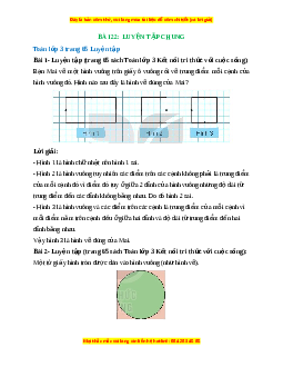 Giải Sgk Toán lớp 3 Bài 22: Luyện tập chung (Kết nối tri thức)