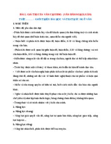 Giáo án Tri thức ngữ văn trang 32 Ngữ Văn 9 Chân trời sáng tạo