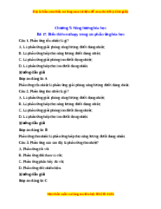 Trắc nghiệm Biến thiên enthalpy trong các phản ứng hóa học Hóa 10 Kết nối tri thức