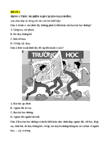 Đề thi giữa kì 2 GDCD 7 Kết nối tri thức (Đề 2)