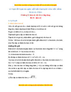 Lý thuyết Toán 10 Kết nối tri thức Bài 15: Hàm số