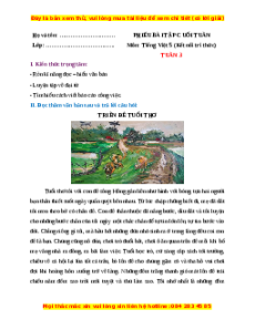 Bài tập cuối tuần Tiếng Việt lớp 5 Kết nối tri thức Tuần 3