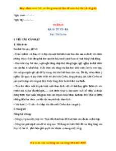 Giáo án Tuần 29 Tiếng Việt lớp 4 Chân trời sáng tạo