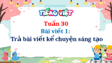 Giáo án Powerpoint Viết: Trả bài viết kể chuyện sáng tạo Tiếng Việt lớp 5 Cánh diều