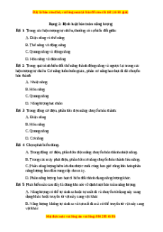 Trắc nghiệm Định luật bảo toàn năng lượng Vật lí 9