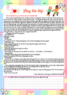 Phiếu bài tập Ngữ văn 7 mới nhất