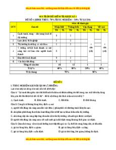 Đề thi cuối kì 1 KTPL 11 Kết nối tri thức (Đề 1)