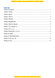 Bộ bài tập vận dụng cao tổng hợp Toán cực hay