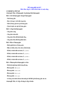 Đề cương ôn tập giữa kì 1 Toán 11 Kết nối tri thức cấu trúc mới