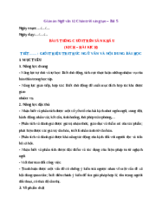 Giáo án Bài 5: Tiếng cười trên sân khấu (Kịch - hài kịch) Ngữ Văn 12 Chân trời sáng tạo