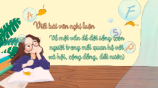 Giáo án Powerpoint Viết bài văn nghị luận về một vấn đề đời sống (con người trong mối quan hệ với cộng đồng, đất nước) Ngữ văn 8 Kết nối tri thức