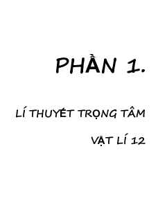 1000 câu hỏi trắc nghiệm Vật Lí ôn thi Tốt nghiệp 2025