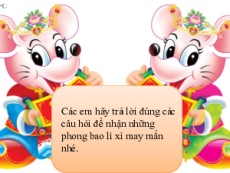 Trò chơi powerpoint Tết