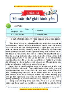 Bài tập cuối tuần Tiếng Việt 4 Tuần 34 Kết nối tri thức (có lời giải)